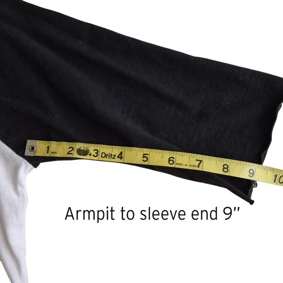 VANS Baseball Style Raglan Long Sleeve Tee White / Black / Pink Graphic Size M - Picture 12 of 14